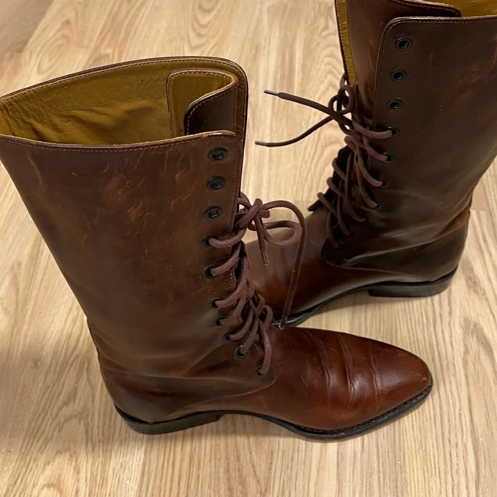 Cole Haan Leather Lace up boot 5.5 - Picture 4 of 7